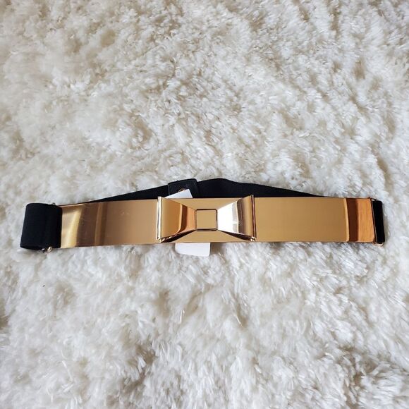 Elastic / Metallic Women's Belt NWT - Picture 6 of 6